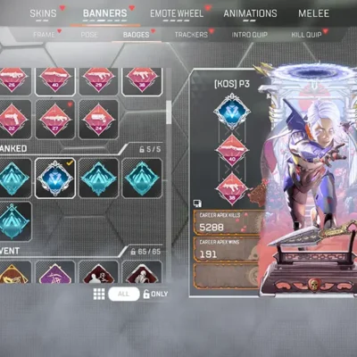 اکانت Apex Legends لول +400